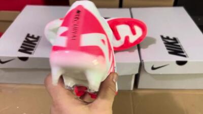 Men's Nike Air Zoom Mercurial Vapor 15 Elite FG Firm Ground Low-Tops Football Boots - White/Black/Red