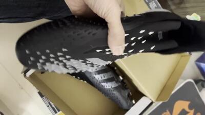 Unisex Adidas Predator Freak+ FG Firm Ground High-Tops Football Boots - Black/Siliver