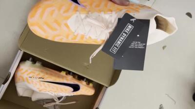 Men's Nike Air Zoom Mercurial Superfly 9 Elite SG Soft Ground High-Tops Football Boots - Orange/Black/Purple/Yellow