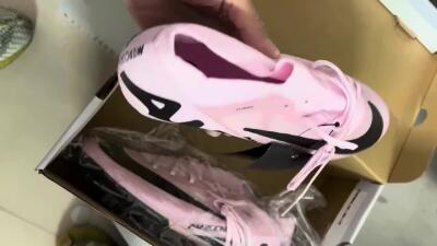 Men's Nike Air Zoom Mercurial Vapor 15 Elite FG Firm Ground Low-Tops Football Boots - Pink/Black