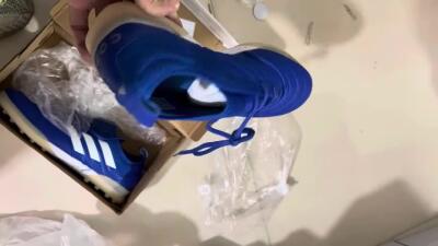 Men's Adidas Copa Tango 20.1 TF Artificial Turf Low-Tops Football Shoes - Blue/Silver