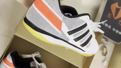 Men's Adidas Top Sala IC Indoor & Futsal Low-Tops Football Shoes - White/Black/Red