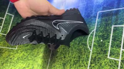 Men's Nike Phantom GX 2 Elite TF Artificial Turf Low-Tops Football Shoes - Black/White/Blue