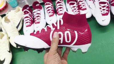 Unisex Nike Air Zoom Mercurial Superfly 9 Elite FG Firm Ground High-Tops Football Boots - White/Black/Red