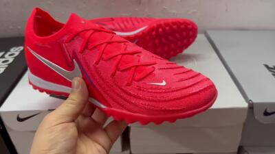 Men's Nike Phantom Luna 2 Elite TF Artificial Turf Low-Tops Football Shoes - Red/Black/Blue/White