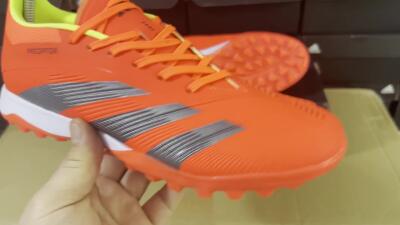 Men's Adidas Predator Elite TF Artificial Turf Low-Tops Football Shoes - Red/Black/White