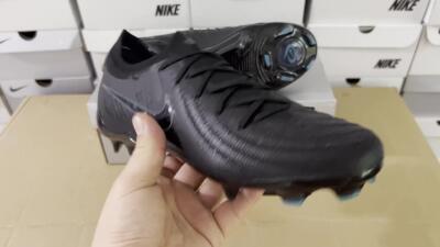 Men's Nike Phantom Luna Elite NU FG Firm Ground Low-Tops Football Boots - Black/Blue