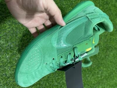 Men's Nike Street Gato IC Indoor & Futsal Low-Tops Football Shoes - Green/Green/Green