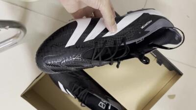 Men's Adidas Predator Elite Foldover Tongue FG Firm Ground Low-Tops Football Boots - Blue/White/Silver