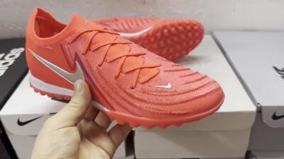 Men's Nike Phantom GX 2 Elite TF Artificial Turf Low-Tops Football Shoes - Red/Blue/Silver